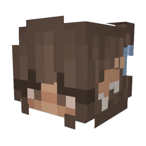 LCShadowHunter Minecraft avatar head, 3D render