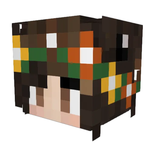 LCUnicornLover Minecraft avatar head, 3D render