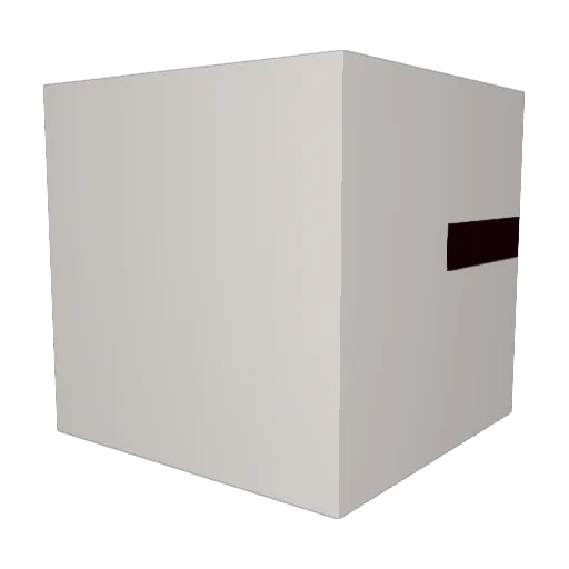 LCW123123 Minecraft avatar head, 3D render