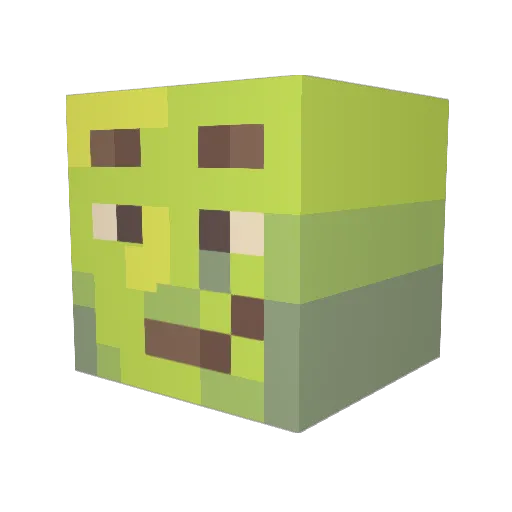 LClaesson Minecraft avatar head, 3D render