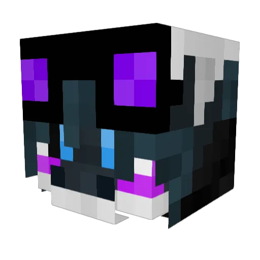LD49 Minecraft avatar head, 3D render
