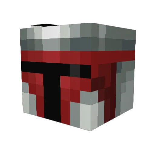 LDLeo Minecraft avatar head, 3D render