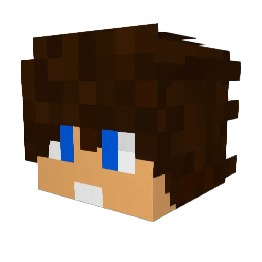 LDS_Arkatrox Minecraft avatar head, 3D render