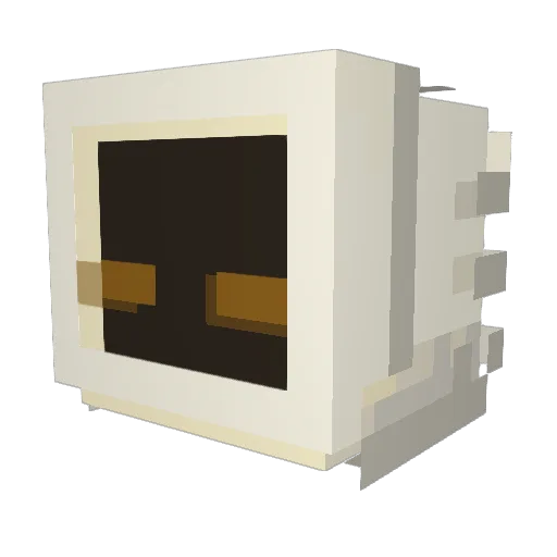 LDT_tech Minecraft avatar head, 3D render