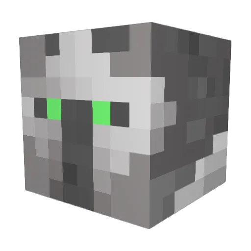 LDclipZz Minecraft avatar head, 3D render