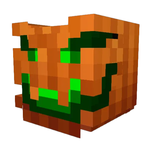 LDmonsterus Minecraft avatar head, 3D render