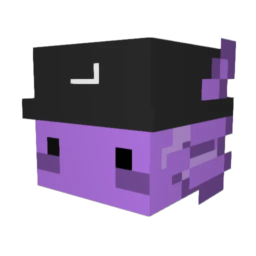 LE0N3 Minecraft avatar head, 3D render
