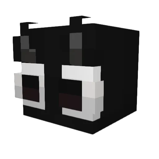 LEAF0404 Minecraft avatar head, 3D render