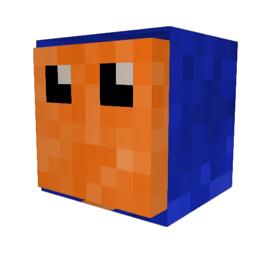 LEANLOVERJOHN Minecraft avatar head, 3D render