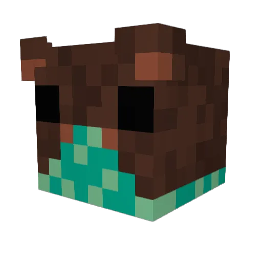 LEE214365LEE Minecraft avatar head, 3D render