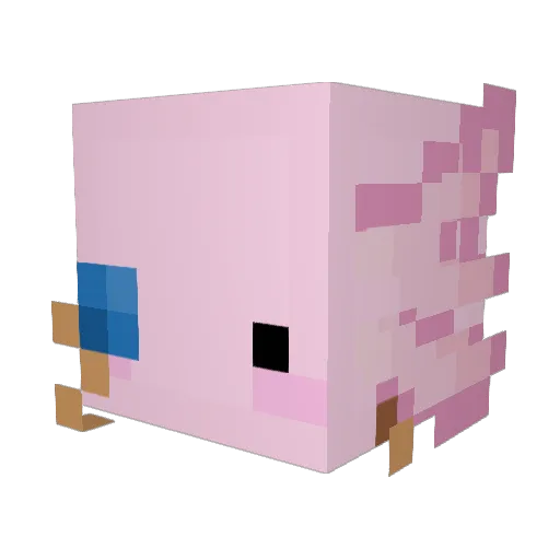 LEGENDMC2008 Minecraft avatar head, 3D render
