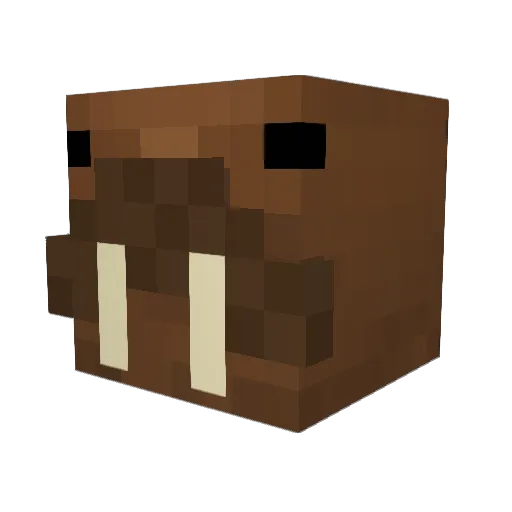 LEGO_MACIEK2015 Minecraft avatar head, 3D render