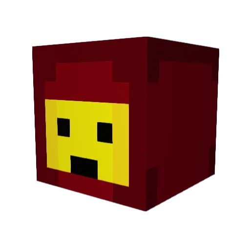 LEGO_Nabii Minecraft avatar head, 3D render