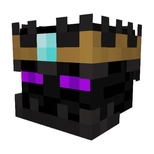 LEGO_TRON Minecraft avatar head, 3D render