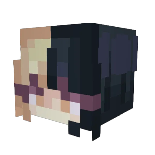 LEGchapon109 Minecraft avatar head, 3D render
