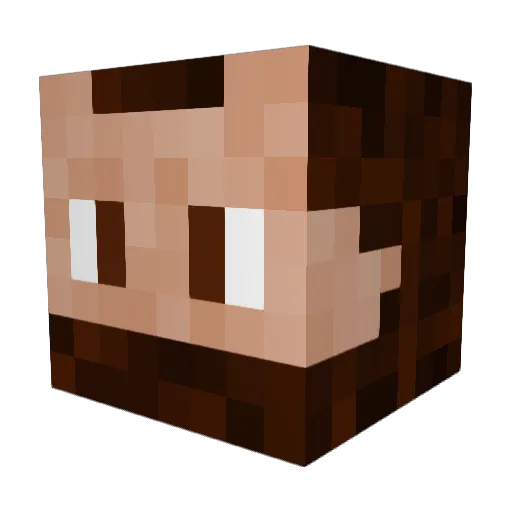 LEKedda Minecraft avatar head, 3D render