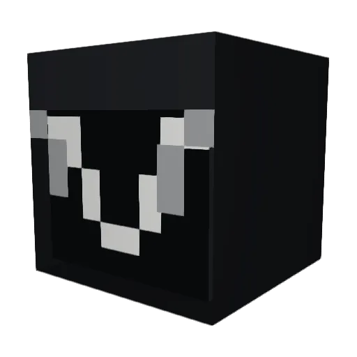 LEL_MA Minecraft avatar head, 3D render