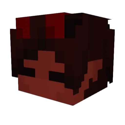LEN0XD Minecraft avatar head, 3D render