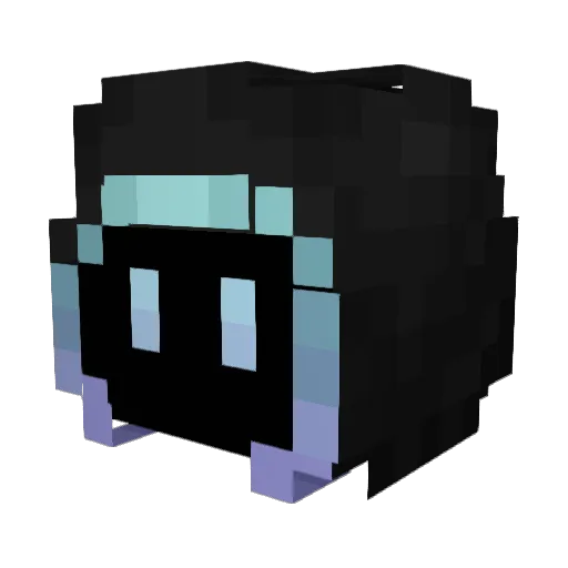 LEN123_PRO Minecraft avatar head, 3D render