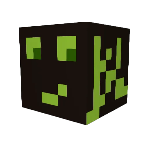 LENN2000 Minecraft avatar head, 3D render