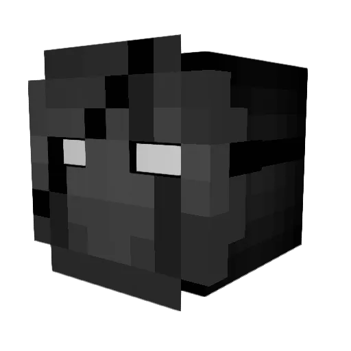 LENVND Minecraft avatar head, 3D render