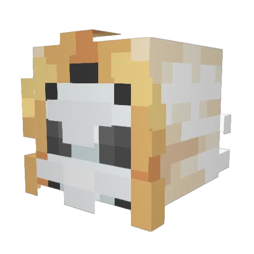 LEOJAKG Minecraft avatar head, 3D render