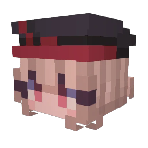 LEOJAVA555 Minecraft avatar head, 3D render