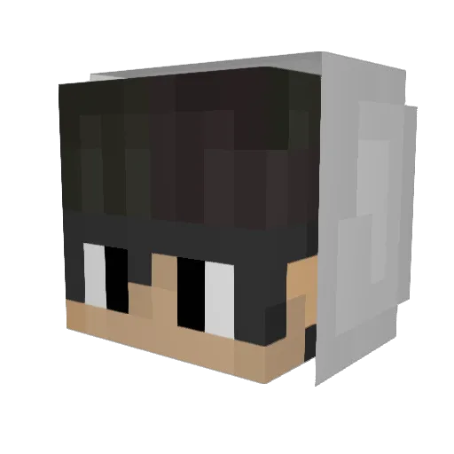 LEOLIGHT123 Minecraft avatar head, 3D render