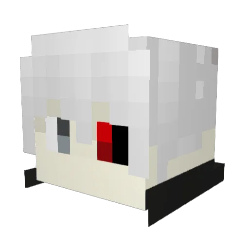 LEONARDEN Minecraft avatar head, 3D render