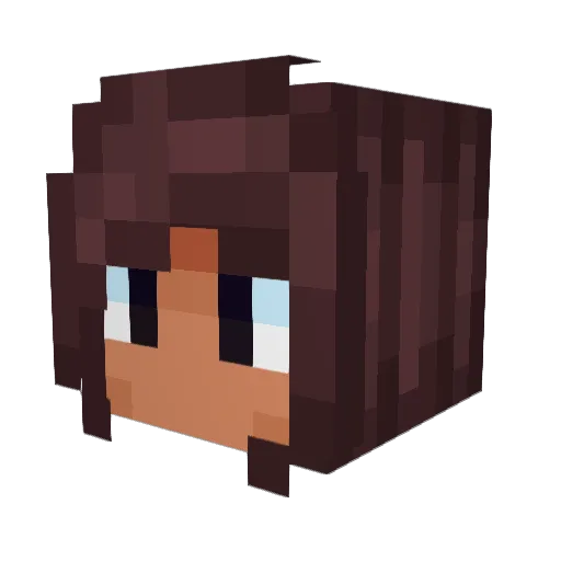 LEONplaysMC Minecraft avatar head, 3D render