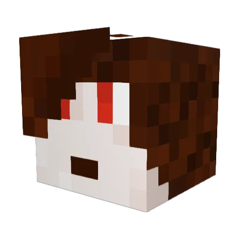 LEPAKer00 Minecraft avatar head, 3D render