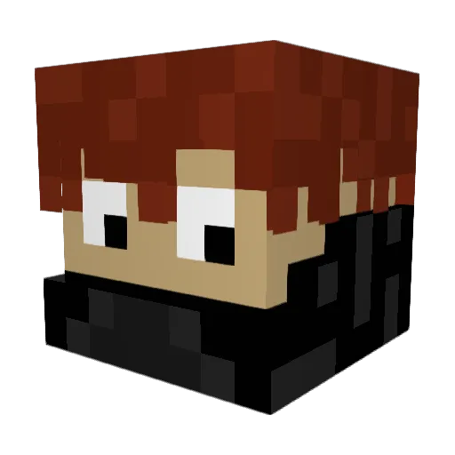 LEPANKI Minecraft avatar head, 3D render