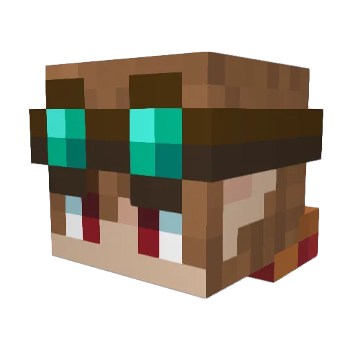 LEPARD3238 Minecraft avatar head, 3D render