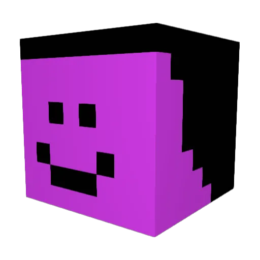 LEUCINEGOD Minecraft avatar head, 3D render