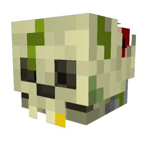 LEVELCRAFTZ Minecraft avatar head, 3D render