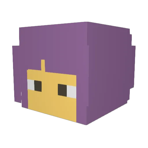 LEVEN777 Minecraft avatar head, 3D render