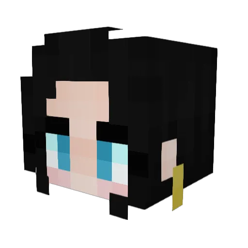 LEVIGZ Minecraft avatar head, 3D render