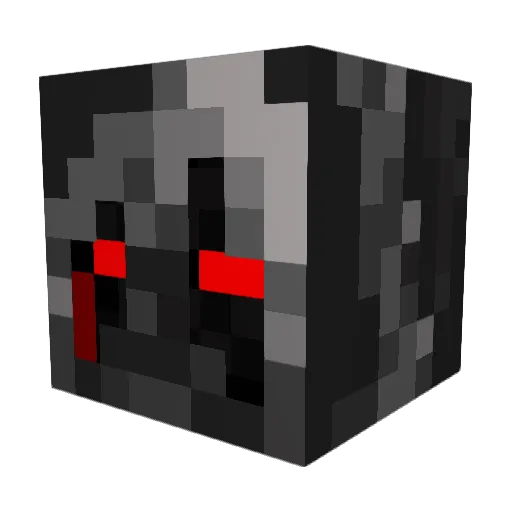 LEVYATAN_05 Minecraft avatar head, 3D render