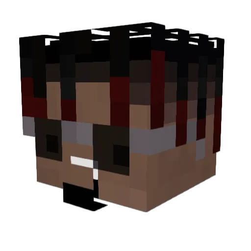 LEVYYX__v2 Minecraft avatar head, 3D render