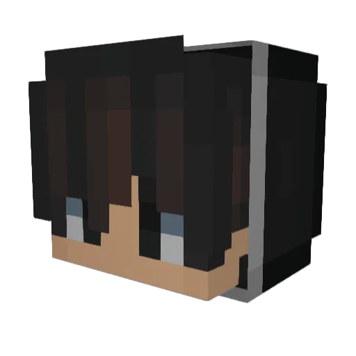 LEXA_3225 Minecraft avatar head, 3D render