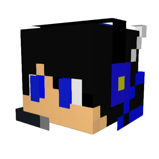 LEYENDACRACK_YT Minecraft avatar head, 3D render