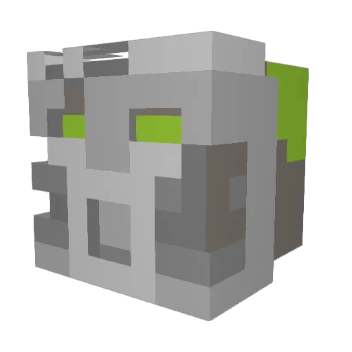 LEgoswappers Minecraft avatar head, 3D render