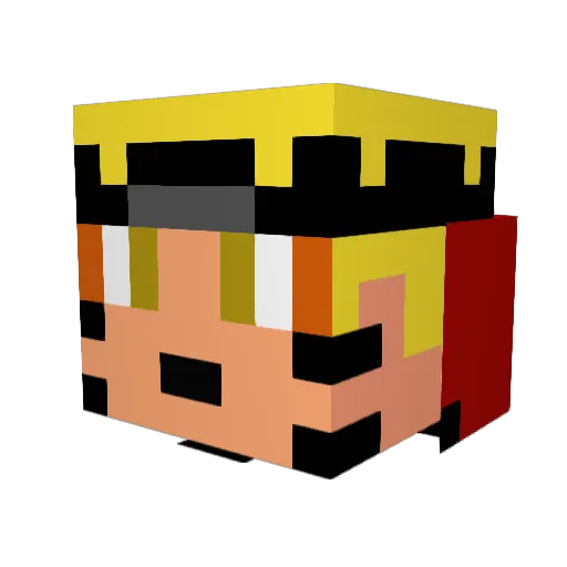 LEtransporteur83 Minecraft avatar head, 3D render