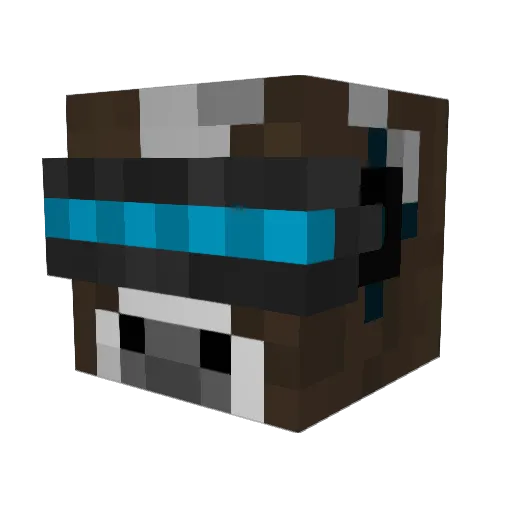 LFCJIMBO Minecraft avatar head, 3D render