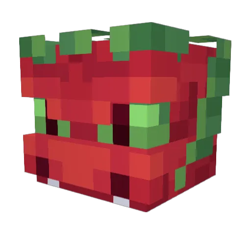 LF_Rose_Dragon Minecraft avatar head, 3D render