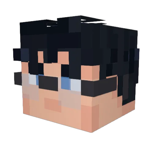 LFernando1524 Minecraft avatar head, 3D render