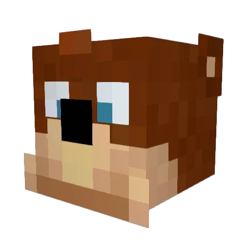 LForLeeeeee Minecraft avatar head, 3D render