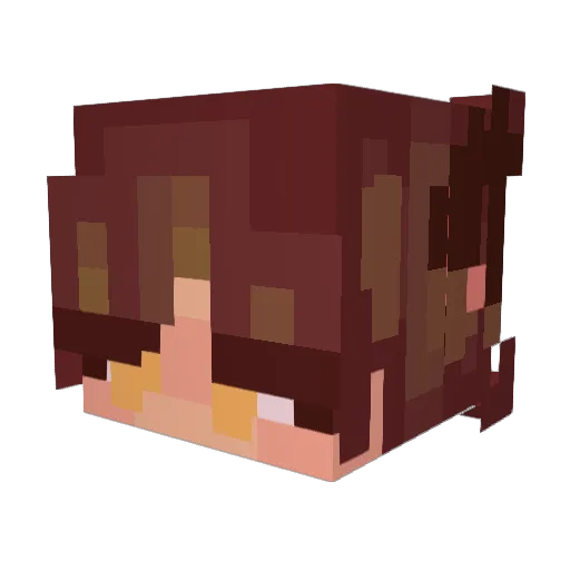 LGCydel Minecraft avatar head, 3D render