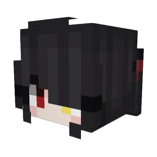 LGX1337 Minecraft avatar head, 3D render