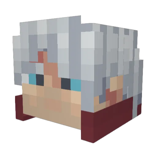 LG_Crionic Minecraft avatar head, 3D render